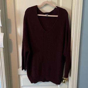 Maroon sweater